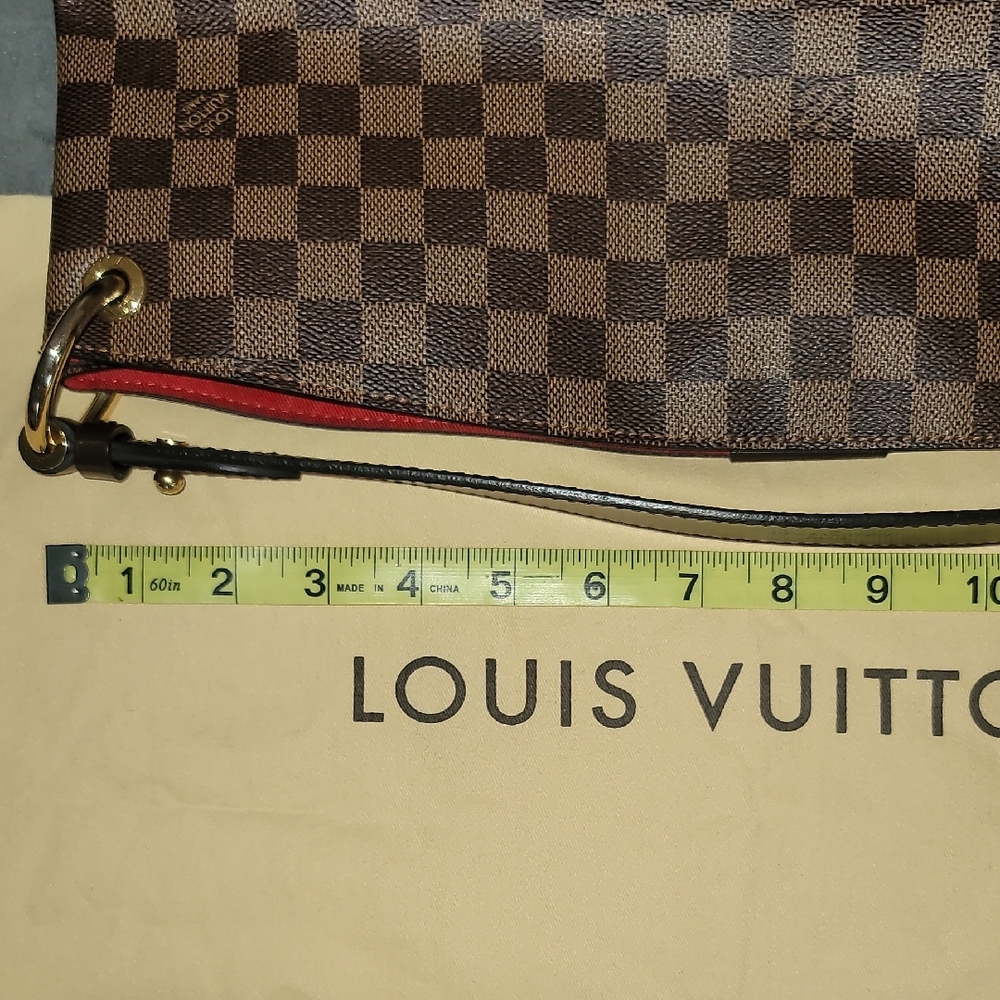 Louis Vuitton MM Damier Ebene Shoulder Bag Brown - Picture 8 of 16